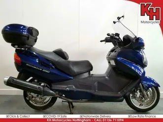 suzuki-burgman-650-2003-blue-low-mileage-genuine-top-box-maxi-scooter-in-sandiacre