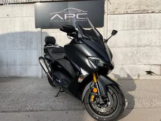 yamaha-t-max-530-dx-ligne-akrapovic-bulle-sport-dosseret
