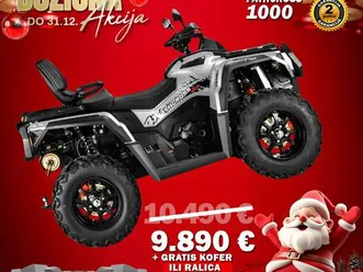 aodes pathcros 1000 cc v-twin božićna akcija gratis kofer ili ralica, 2025 god.