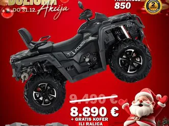aodes pathcros 850 cc 4x4 v-twin božićna akcija gratis kofer ili ralica, 2025 god.