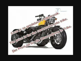harley-davidson sporster xl 883-1200 trike trikolesnik ***neto 11467, 2025 god.