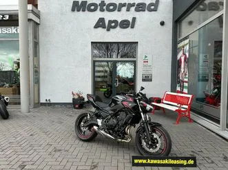 kawasaki z 650 abs schwarz/roter rahmen lieferbar