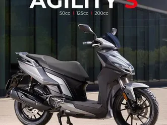 kymco agility s 125 e5+ akcija! gratis kofer 33 lit., 2025 god.