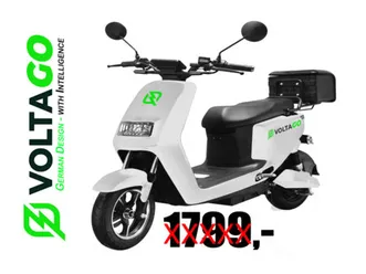 e-roller voltago home charging mit 1 li-wechsel-akku 60v-24ah! 45km/h, individuell, german design!