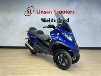 piaggio mp3 sport 500cc 2016 | custom blue | auto rijbewijs — motoren | piaggio — marktplaats