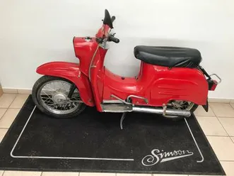 simson kr51/1 schwalbe motor rot 1978 gebläse 60km/h papiere look