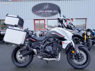 nouvelle benelli tr-k 702 euro 5 + =pack valises et top case alu=1