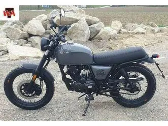 brixton cromwell 125 retro 125er fahrbar mit *code 111* grau