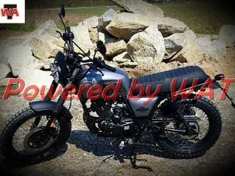 brixton felsberg 125 mit *abs* retro 125er fahrbar mit *code 111* grau