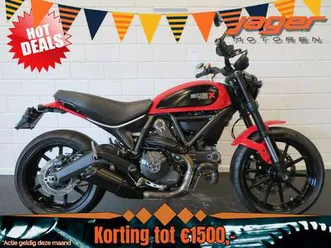 ducati scrambler 800 icon classic historie rood