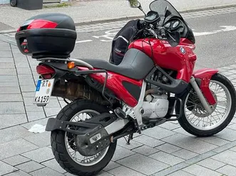 bmw f650 mit allen bmw koffern und schlüssel