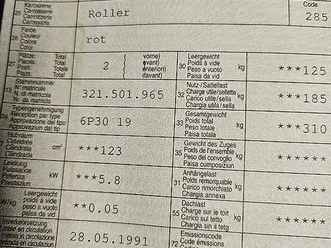 piaggio vespa cosa 125 canton soleure -