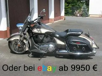 victory-cross-roads-classic-chopper-cruiser-in-beige-gebraucht-in-mannsflur-fuer-eur-10-950