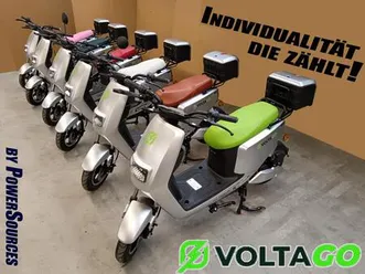 voltago e-roller / mofa für 2 personen neu 25/45km/h, home-charging - ohne akku! akku separat im angebot!