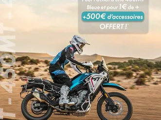 cfmoto 450 mt en stock + 527 accessoires offerts