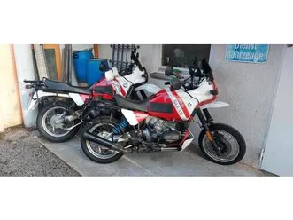 bmw r100gs paris dakar … supermoto, 48550 km, umbau