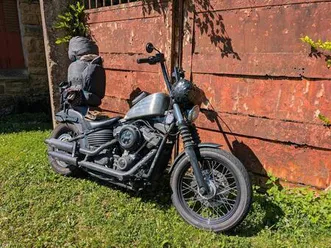 harley street bob chopper umbau