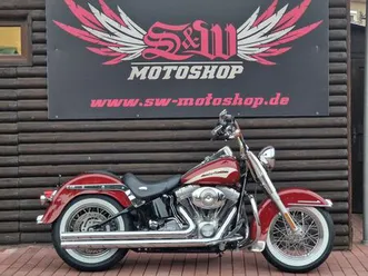 harley-davidson flsti softail heritage *pearl red*