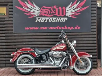 harley-davidson flsti softail heritage *pearl red*