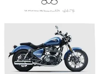 royal enfield other super meteor 650 blu/azzurro