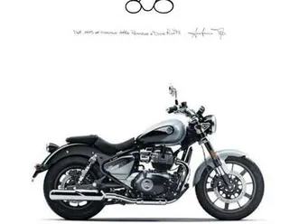 royal enfield super meteor bianco