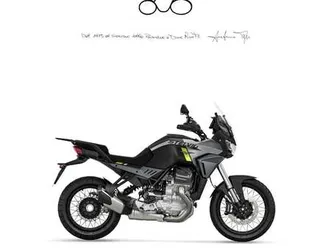 moto guzzi stelvio . nero