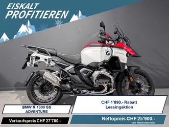 bmw r 1300 gs adventure asa, enduro, modèle démo, chf 25'900.-