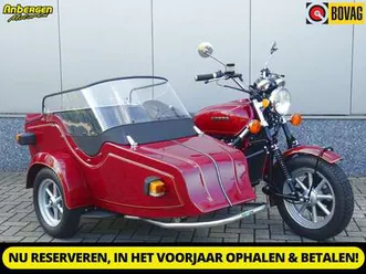 honda gl 1000 goldwing zijspan rood