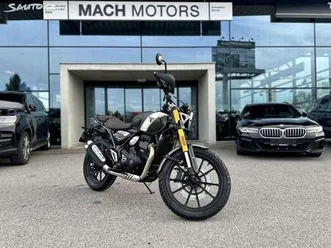 triumph scrambler 400 x matt khaki / white | sauto.cz