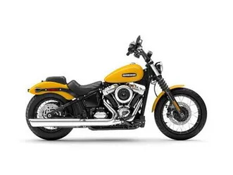 harley-davidson street bob fxbb softail spoke wheels geel