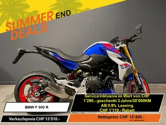 bmw f 900 r, naked, modèle démo, chf 12'400.-