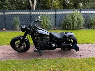 harley davidson fat boy slim m8 114 black 1hd softtail