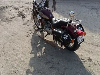 motocykl chopper kamieniec