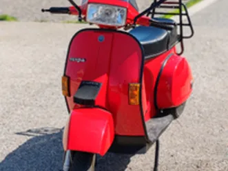 vespa 125 px t5 - rossa - 1985 - iscritta asi