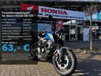honda cb 125 *r*mod.2025*sofort verfügbar*6jahre garan