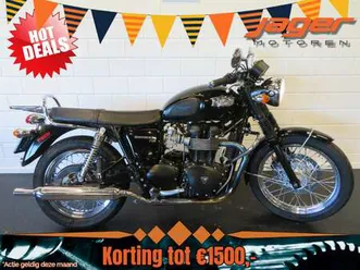 triumph bonneville t100 black-edition!! zwart