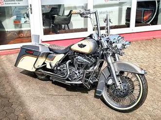 harley-davidson road king~auspuff~21 zoll~chicano~sonderlack