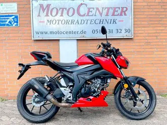 suzuki gsx-s 125 -- inspektion neu, shark auspuff --