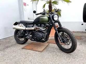 triumph scrambler rumbler *8.591 km *special edition* verde