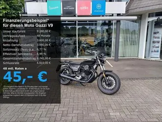 moto guzzi v9 *bobber*schwarz*65ps*
