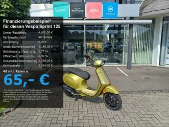 vespa sprint 125 *super sport*4 jahre garantie*grün*11