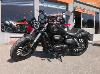 archive motocycle 125 blackpearl custom noir mat casque et gants offert