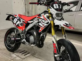 hm derapage crm 125 derapage rr bianco