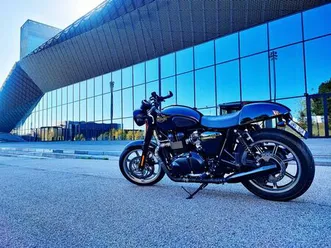 motocykl triumph bonneville 900 custom cafe race - cena do negocjacji katowice ligota-panewniki