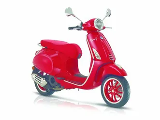 vespa primavera red elettrica 45