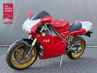 ducati 748 s (r-blok) bwj 2001 748r motorblok / öhlins / carb rood