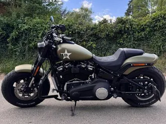 harley-davidson fat bob 114 édition spéciale – mineral green – 7000 km – garantie 2026