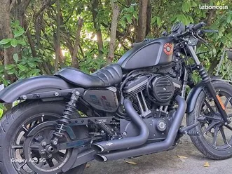 harley-davidson-iron-883-accessoires-pot-phare-d'origine-etc