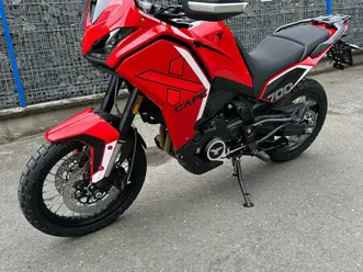 moto morini x-cape 700 drátěná kola červená