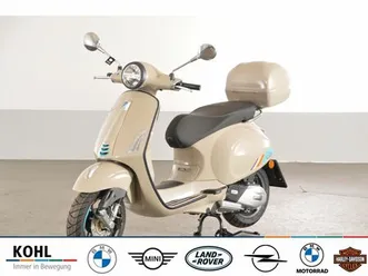 vespa primavera 125 s + topcase + gepäckträger in beig